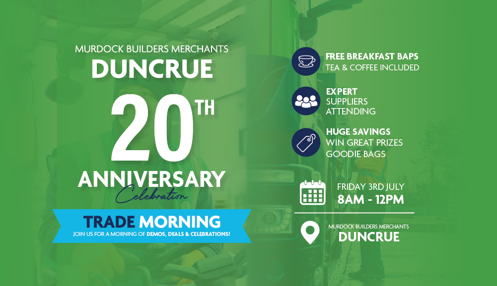 Murdock Builders Merchants Celebrate 20 Years with Murdock Duncrue
